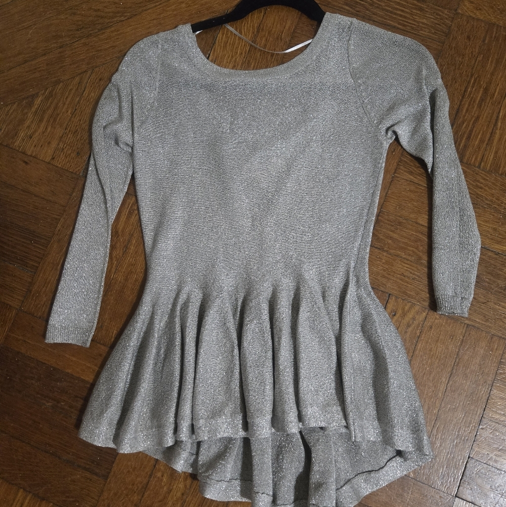Philosophy Silver Bling Lyrex Top Sz Xs Hp🔥🔥 - Picture 2 of 5